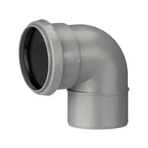 Rörböj PP 1 Muff Nordisk 110mmx90GR Terana