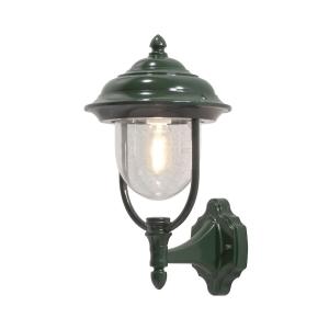 Parma væglampe Op, E27, Grøn, 230-240V, IP43, 75W, Konstsmide