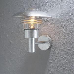 Modena Vägglykta Upp Stor E27 230-240V IP44 Galvaniserad Konstsmide