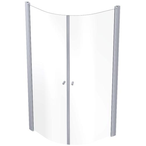 Ifö Showerama 10-4 duschvägg Rund 80