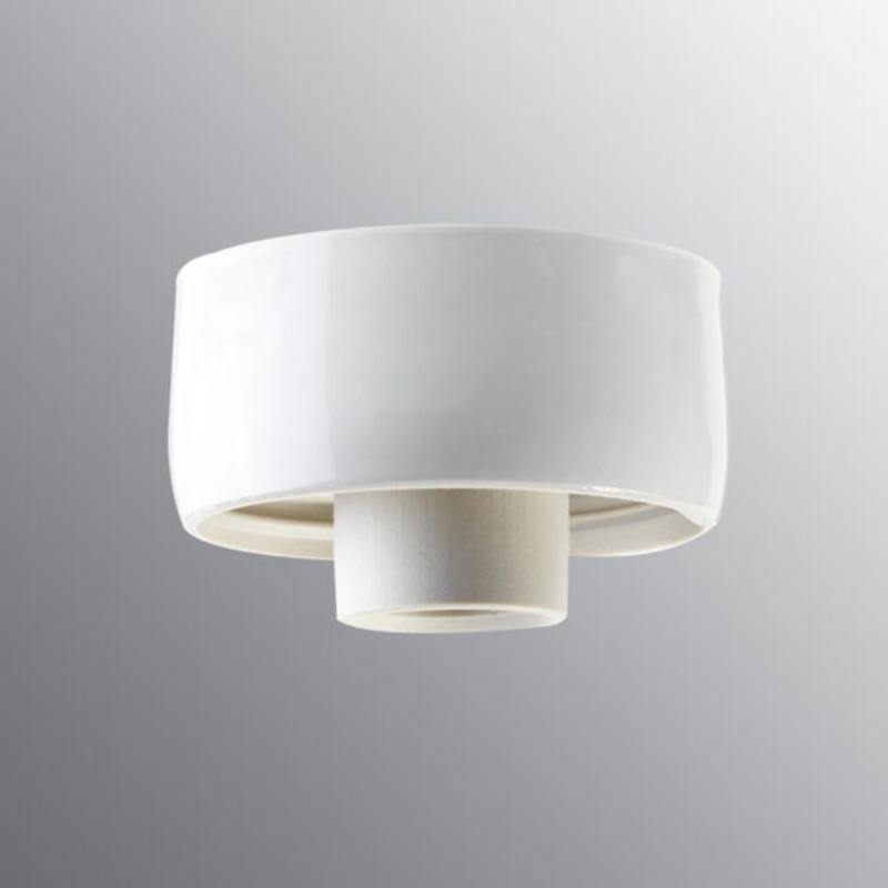 Armaturfod, Lige, 100W, IP20, E27, Hvid, IFÖ ELECTRIC