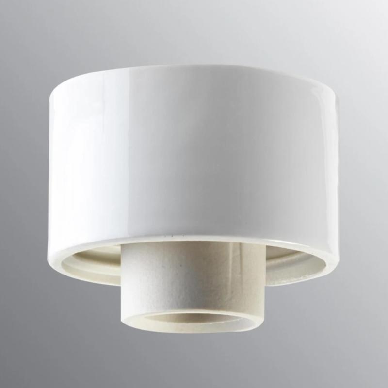 Stikkontakt, Lige, 230V, 75W, IP54, E27, Hvid, IFÖ ELECTRIC