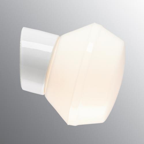 Porcelænsarmvæg, 230V, 75W, IP20, E27, Hvid, IFÖ ELECTRIC