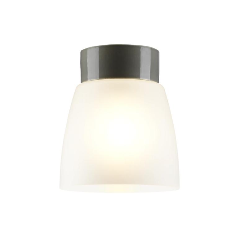 Loftslampe Åben Klar Frosted 75W E27 Porcelæn Grå Ifö Electric