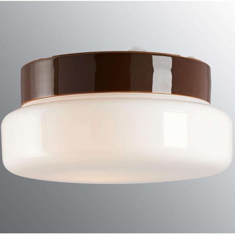 Klassisk, Lige, 230V, IP44, E27, Brun, IFÖ ELECTRIC