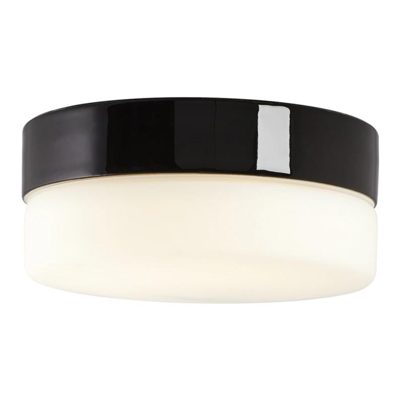 Opus 200L LED, Lige, 230V, 13W, IP44, Sort, IFÖ ELECTRIC