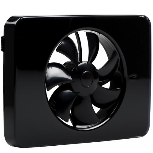 Vådrumsventilator Fresh Intellivent Sort