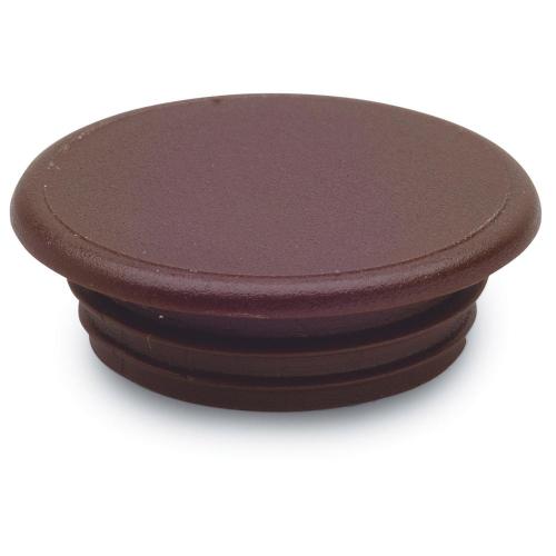 Dækkappe 16/19mm Plastik Brun 200stk Fast 286217