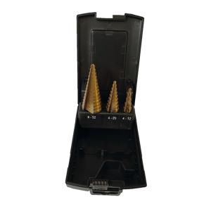 Stegborrsats 4-12 4-20 6-32mm Titanbelagt 3st Wemax