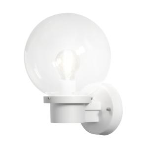 Nemi Wall Lamp, E27, White, PIR, 230-240V, 60W, Konstsmide
