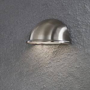 Torino Halvmåne Loftlampe E14 230-240V IP23 Rustfrit Stål Konstsmide