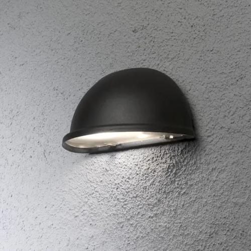 Torino Halvmåne Loftlampe E14 230-240V IP23 Sort Konstsmide