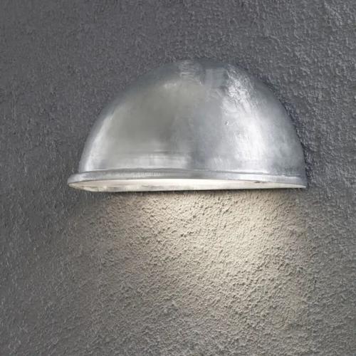 Torino Halvmåne Loftlampe E27 230-240V IP23 Galvaniseret Konstsmide
