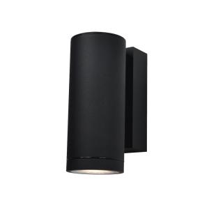 Wall Luminaire Ivy Small GU10 3Poles 10W 220-240V IP45/IP65 Black Exaktor
