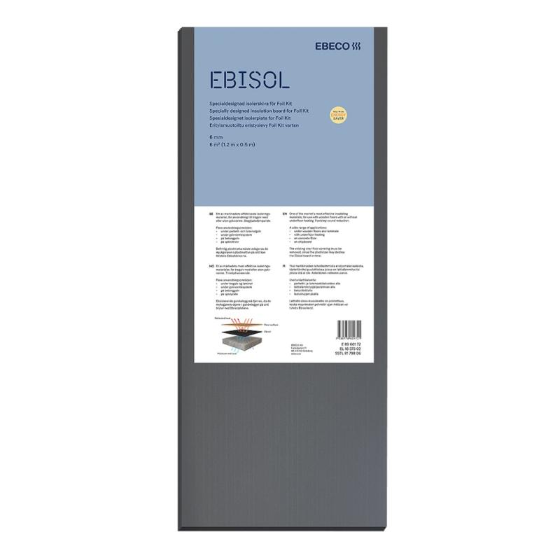 Isoleringsplade Ebisol, 6mm, 6m², Ebeco 8960172
