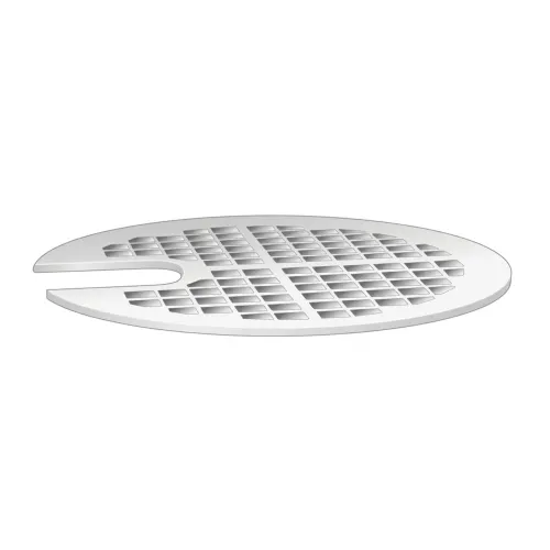 Sil med urtag till golvbrunnar och förhöjningar 225 Vit Epoxi 240mm