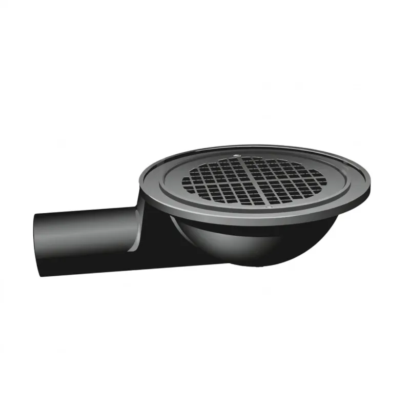 Spygatt Av Gjutjärn 300x100mm Med Sidoutlopp Asf