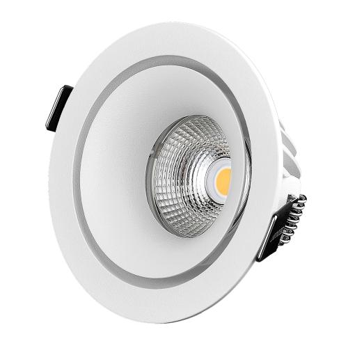 Downlight Måne Fast 10,5W 230V 3000K IP20 Hvid Designlight