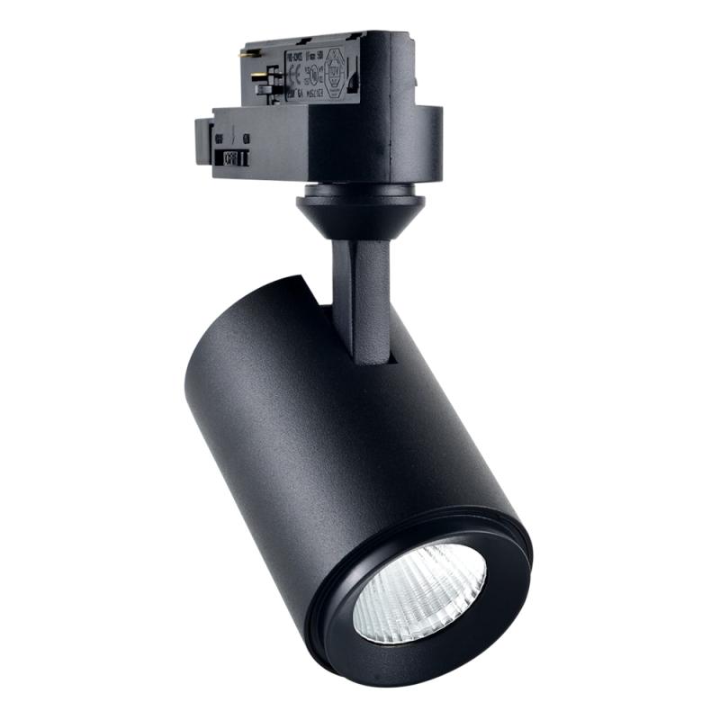 Spot Tracky One 7W 230V 3000K IP21 Sort Designlight