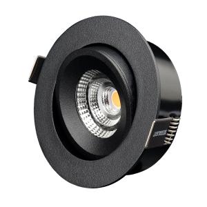 Downlight Fixed 6.8W 230V 2700K IP44 Black Designlight