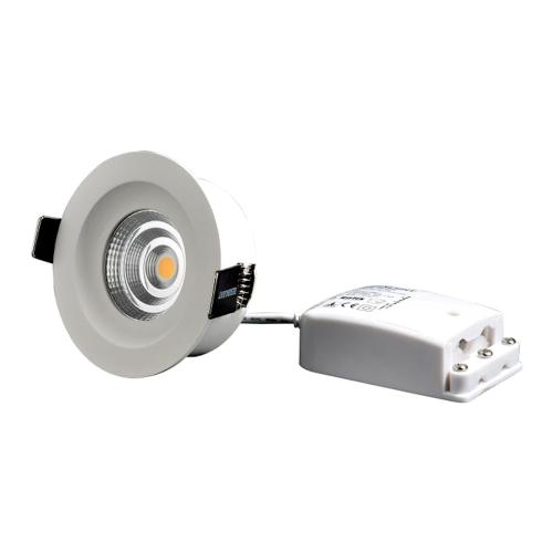 Downlight Fast 4,2W 230V 2700K IP44 Hvid Designlight