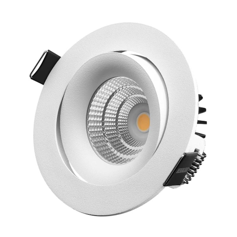 Downlight Tilt 5W 230V 4000K IP21 Hvid Designlight