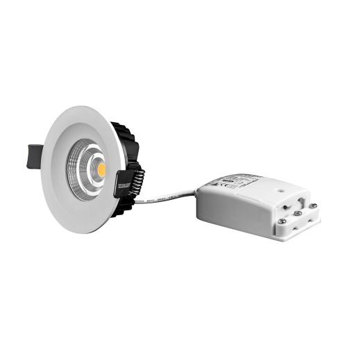 Downlight 4,2W 230V 3000K IP44 Hvid Designlight