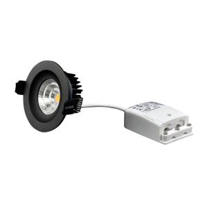 Downlight 4.2W 230V 3000K IP44 Black Designlight