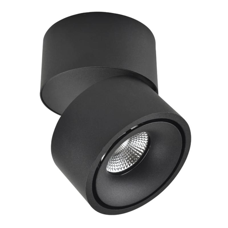 Downlight Måne Tilt 12W 230V 3000K IP20 Sort Designlight