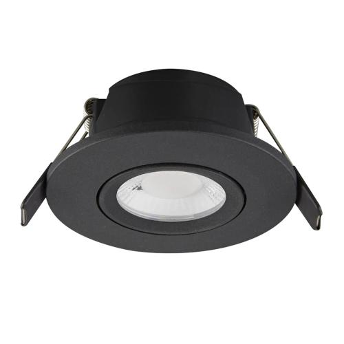 Downlight Yrrol 4CCT 6,5W 230V IP65 Svart Designlight