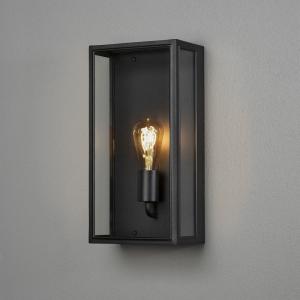 Carpi Wall Lamp Black Large Clear Glass E27, Konstsmide