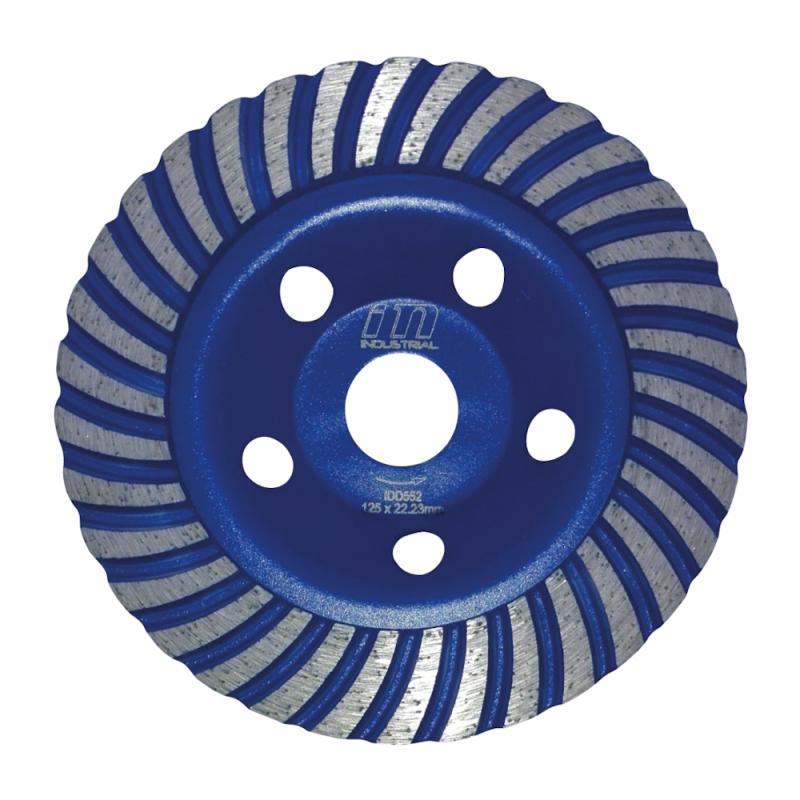 Diamantslibeskål Turbo 125mm Industrial
