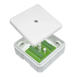 Alarmtech Kopplingsbox 8-Polpar IP65 Vit