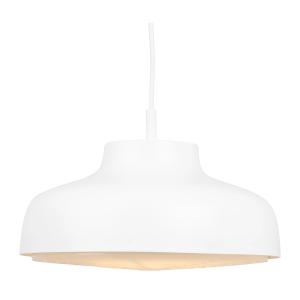 Pendellampe Retro E27 220-240V IP20 Mat Hvid Solar Light