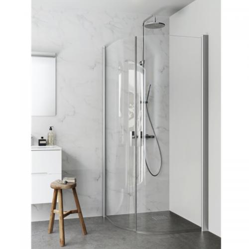 Duschhörna Pro Round 90x90 Hafa