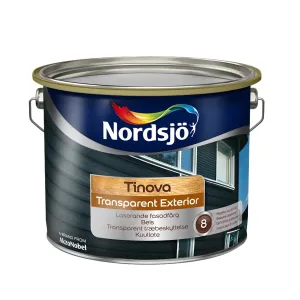 Glasur Tinova Udvendig Sort 2,5L, Nordsjö