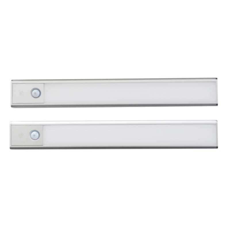 Ljuslist LED Rörelsestyrd Uppladdningsbar 30cm 2st Sunmatic