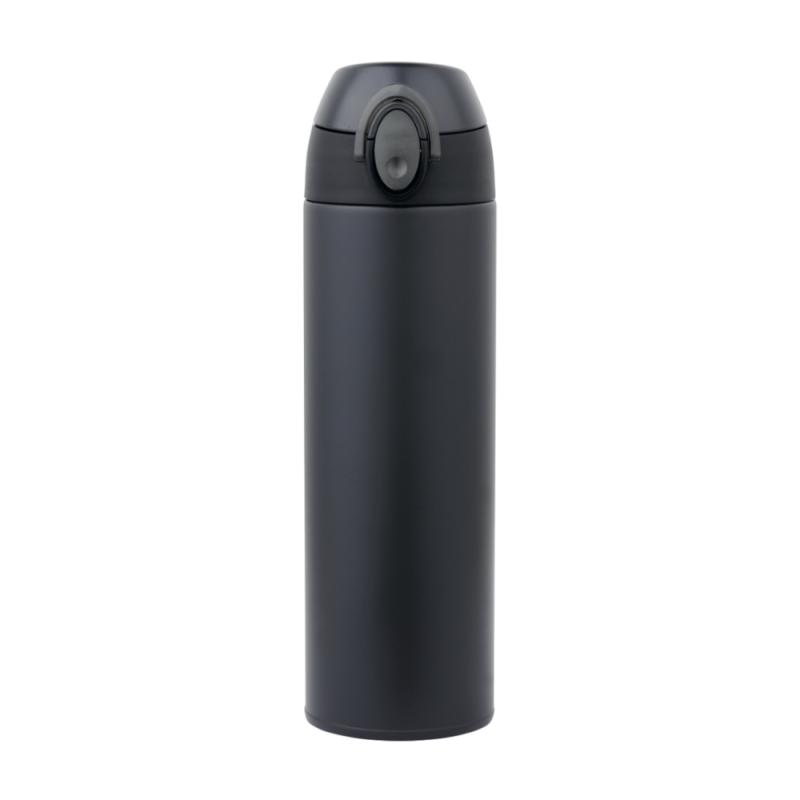 Termosmugg 0,5 Liter Matt Svart Vildmark