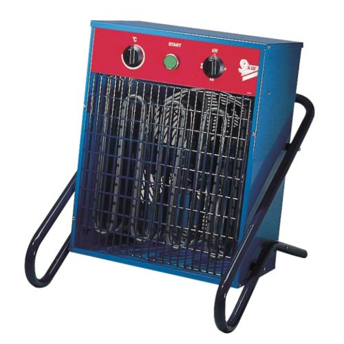 Varmeblæser Med Ledning Og CEE Enhed 9kW 400V IP55 Elbjörn