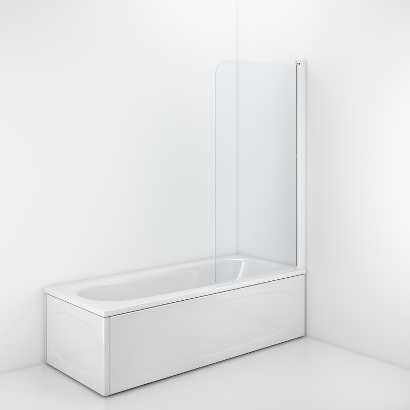 Ifö Space SPXK Badkarsvägg 800x1400 Natur/Klarglas