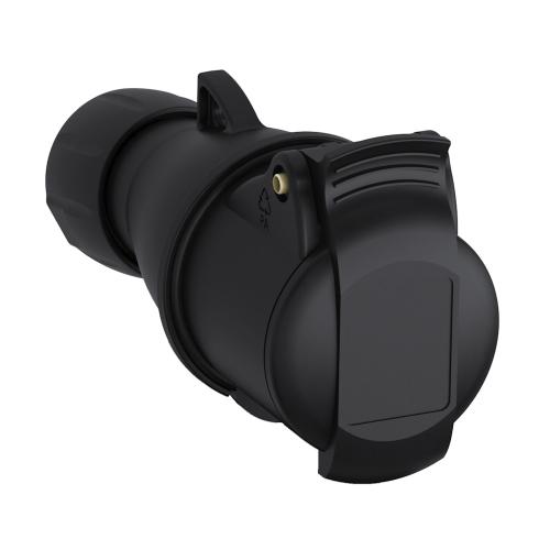 Amphenol Stikprop 32A 5-Pol IP44 Sort