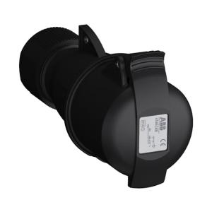 Amphenol Socket 16A 5-Pole 380-415V IP44 Black