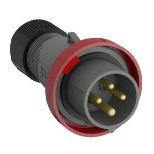 Amphenol Plug 16A 380-415V IP67 Red