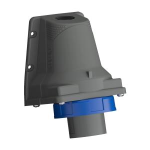 Amphenol Wall Socket 16A 200-250V IP67 Blue