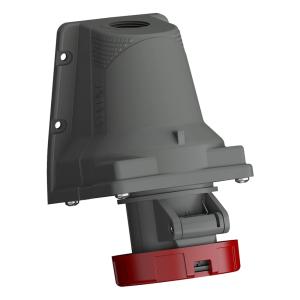 Amphenol Wall Socket 16A 380-415V IP67 Red