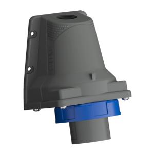 Amphenol Wall Inlet 32A 200-250V IP67 Blue