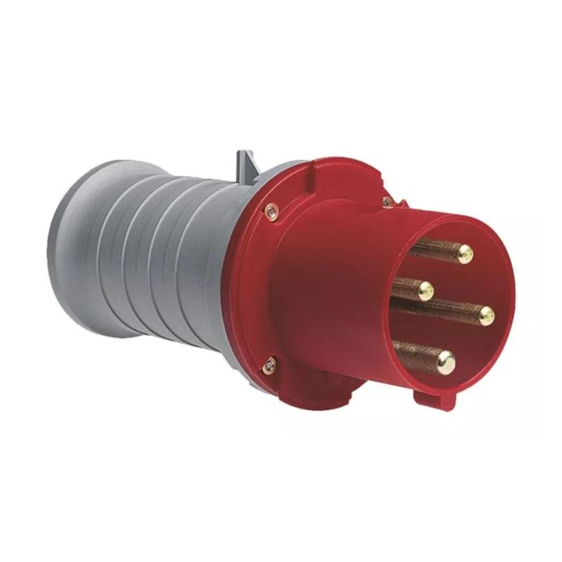 Amphenol Stickpropp 63A CEE 363-6 IP44 Röd