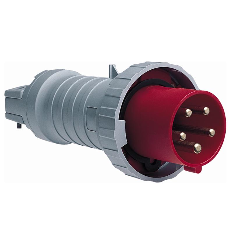 Amphenol Stik 63A 5 Polet CEE 463-6 IP67 Rød