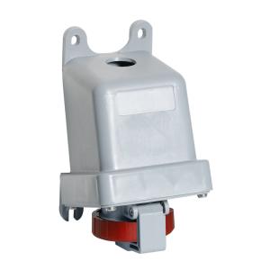 Amphenol Wall Socket 32A 400V CEE 432-6 IP67 UTV Red