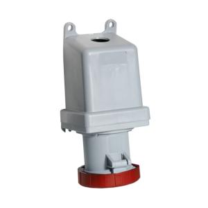 Amphenol Wall Socket 63A CEE 363-6 IP67 UTV Red